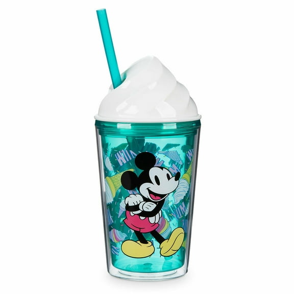 Oh My Disney Mickey & Minnie Mouse Ice Cream Dome Tumbler w/ Straw