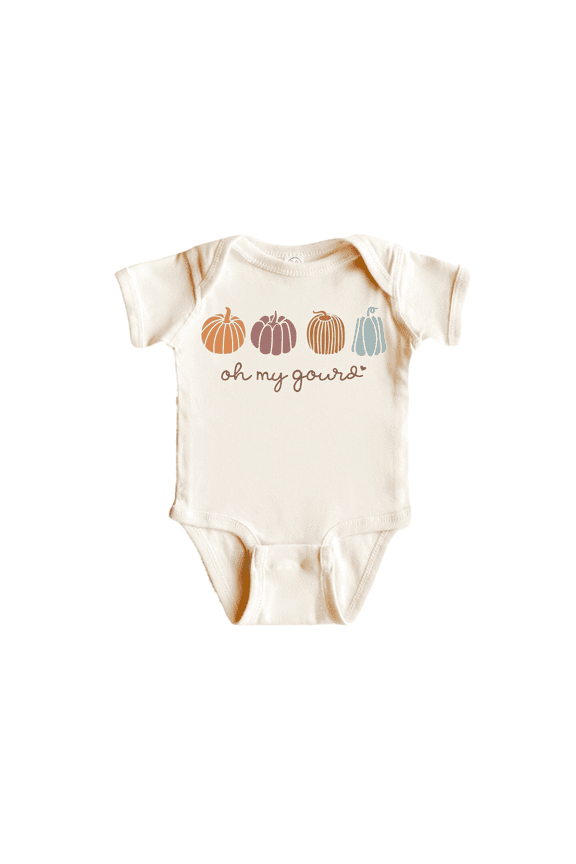 Oh My Gourd Pumpkin Fall Newborn Baby Bodysuit