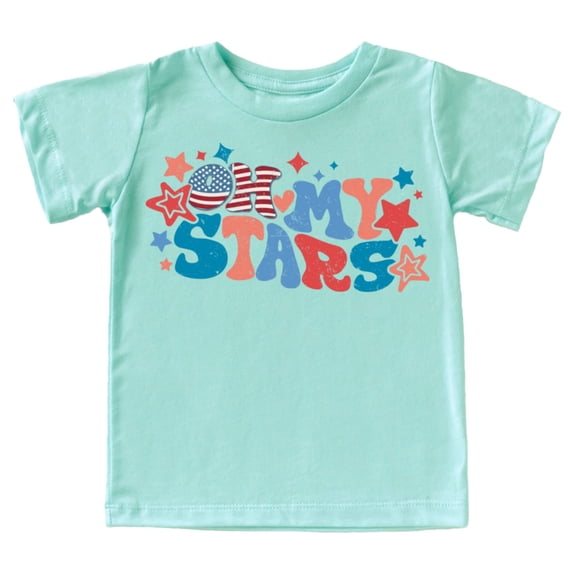Oh My Stars 4th of July Shirts Matching Family Outfits for Independence Day Chill Shirt 18 Months