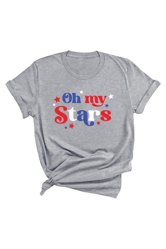 Oh My Stars Fourth Of July Women'S T-Shirt All size S-3XL