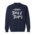 thumbnail image 1 of Oh My Stars & Stripes Crewneck Sweatshirt, 1 of 2