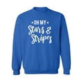 thumbnail image 1 of Oh My Stars & Stripes Crewneck Sweatshirt, 1 of 2