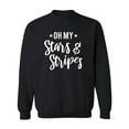 thumbnail image 1 of Oh My Stars & Stripes Crewneck Sweatshirt, 1 of 2