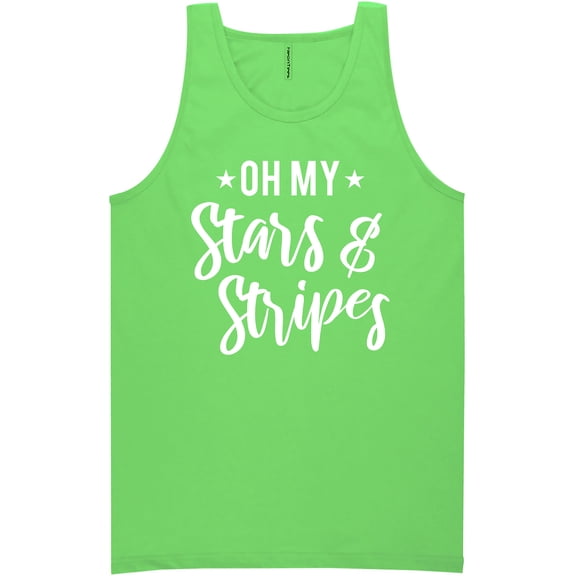 Oh My Stars & Stripes Neon Tank Top