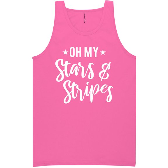 Oh My Stars & Stripes Neon Tank Top