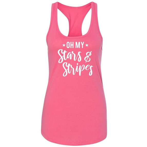 Oh My Stars & Stripes Racerback Tank