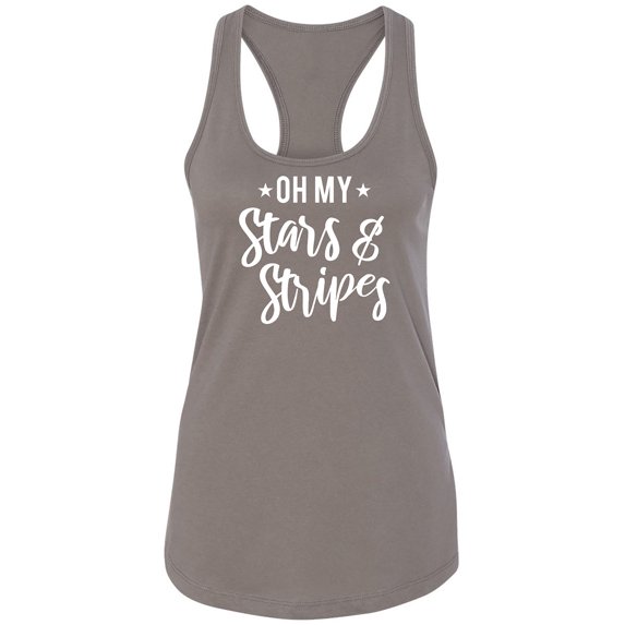 Oh My Stars & Stripes Racerback Tank