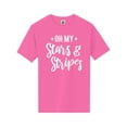 thumbnail image 1 of Oh My Stars & Stripes Short Sleeve Neon Tee, 1 of 1