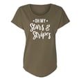 thumbnail image 1 of Oh My Stars & Stripes Womens Dolman Tee, 1 of 3