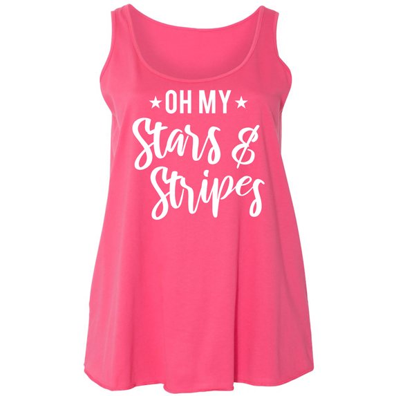 Oh My Stars & Stripes Womens Tank Top