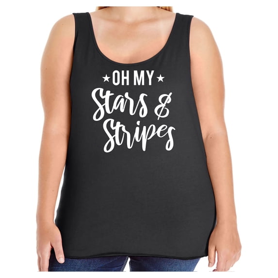 Oh My Stars & Stripes Womens Tank Top