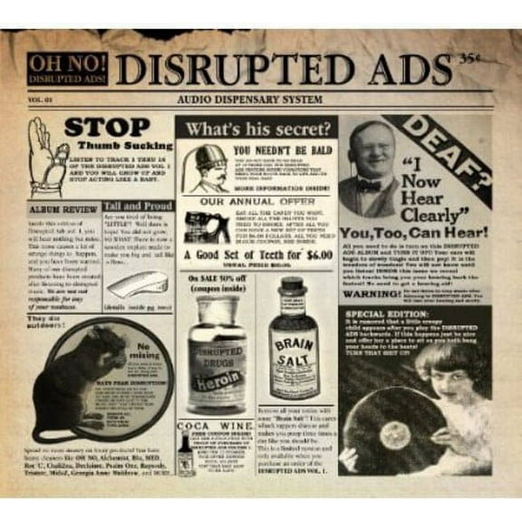 Oh No - Disrupted Ads - Music & Performance - CD