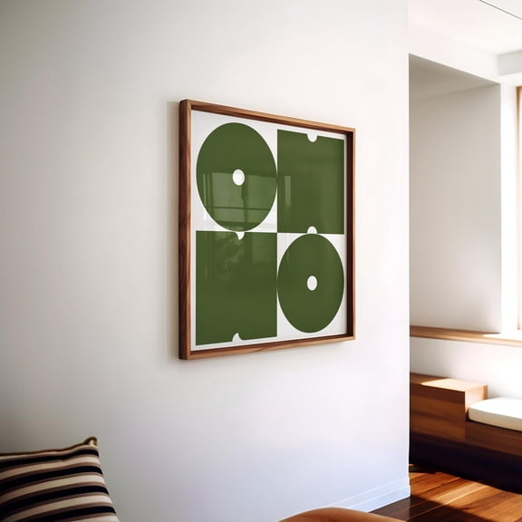 Oh No Retro Typography Print Wall Art Green Print Modern Minimalist Home Decor Home Decor #2733, 8x12 UNFRAMED
