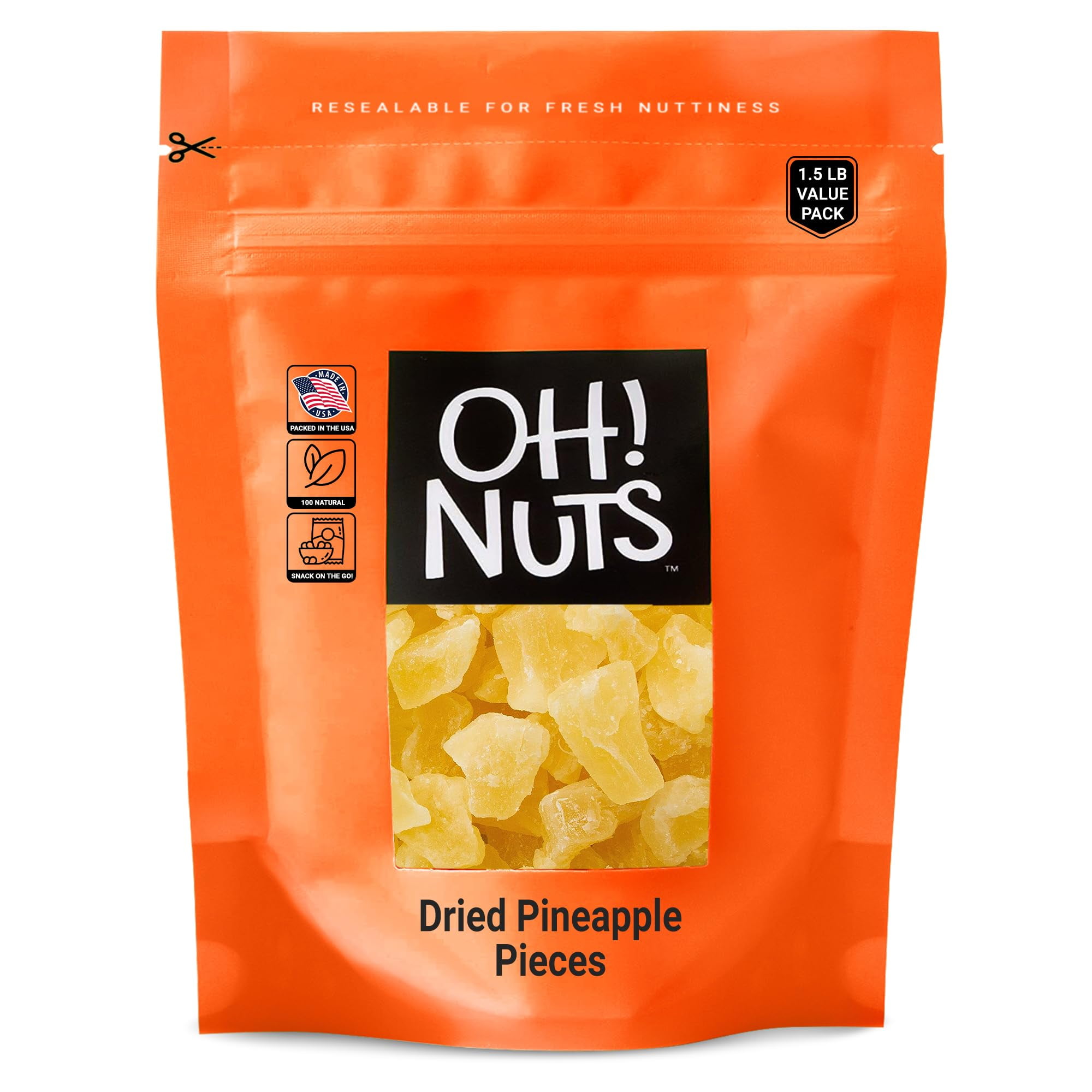Oh! Nuts Dried Pineapple
