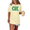 thumbnail image 1 of Oh OK, Saying Okay, Butter Comfort Colors T-Shirt, XL, 1 of 3
