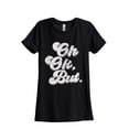 thumbnail image 1 of Oh Ok, But. Women's Fashion Relaxed T-Shirt Tee Heather Black 2X-Large, 1 of 5
