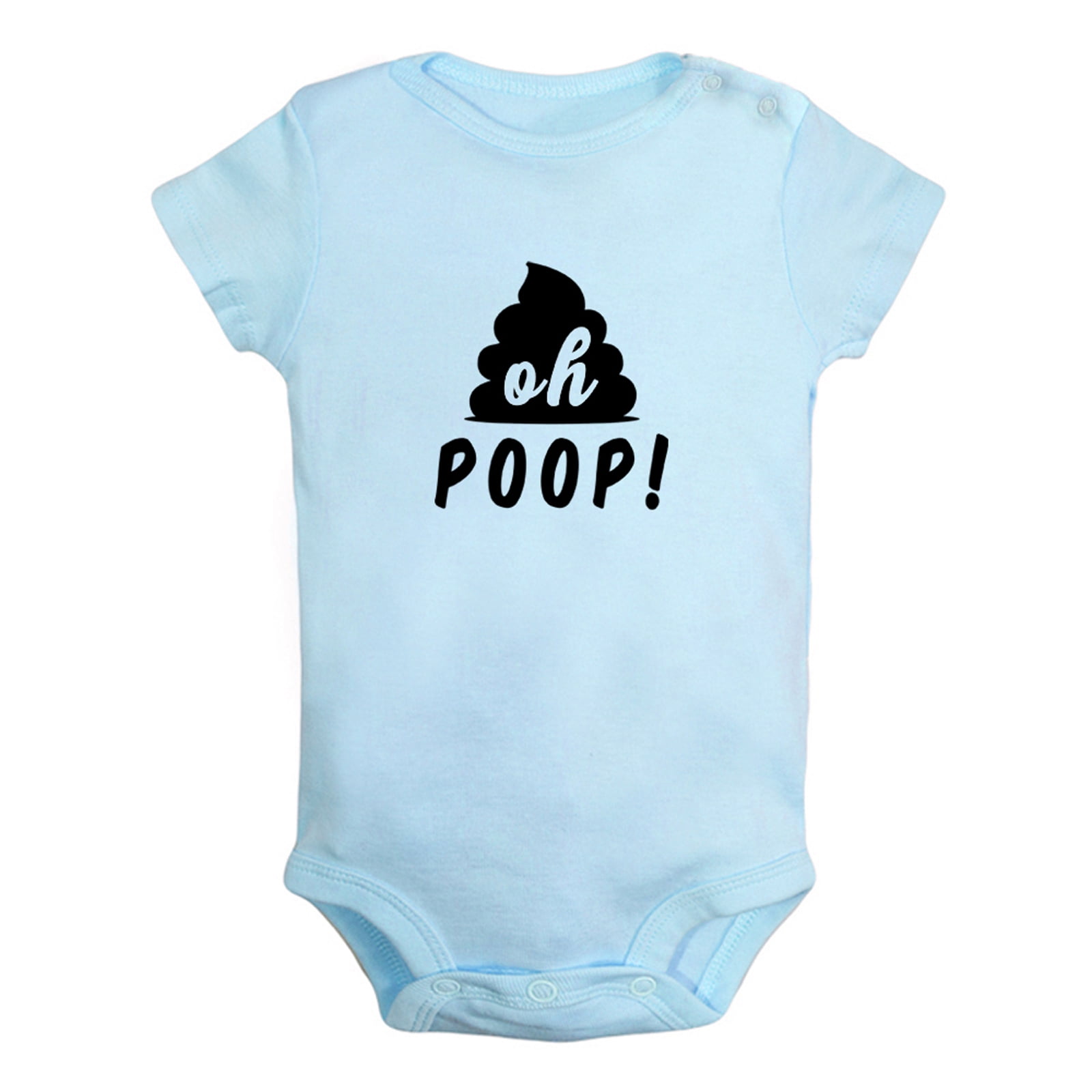 Oh Poop! Funny Rompers For Babies, Newborn Baby Unisex Bodysuits, Infant Jumpsuits, Toddler 024