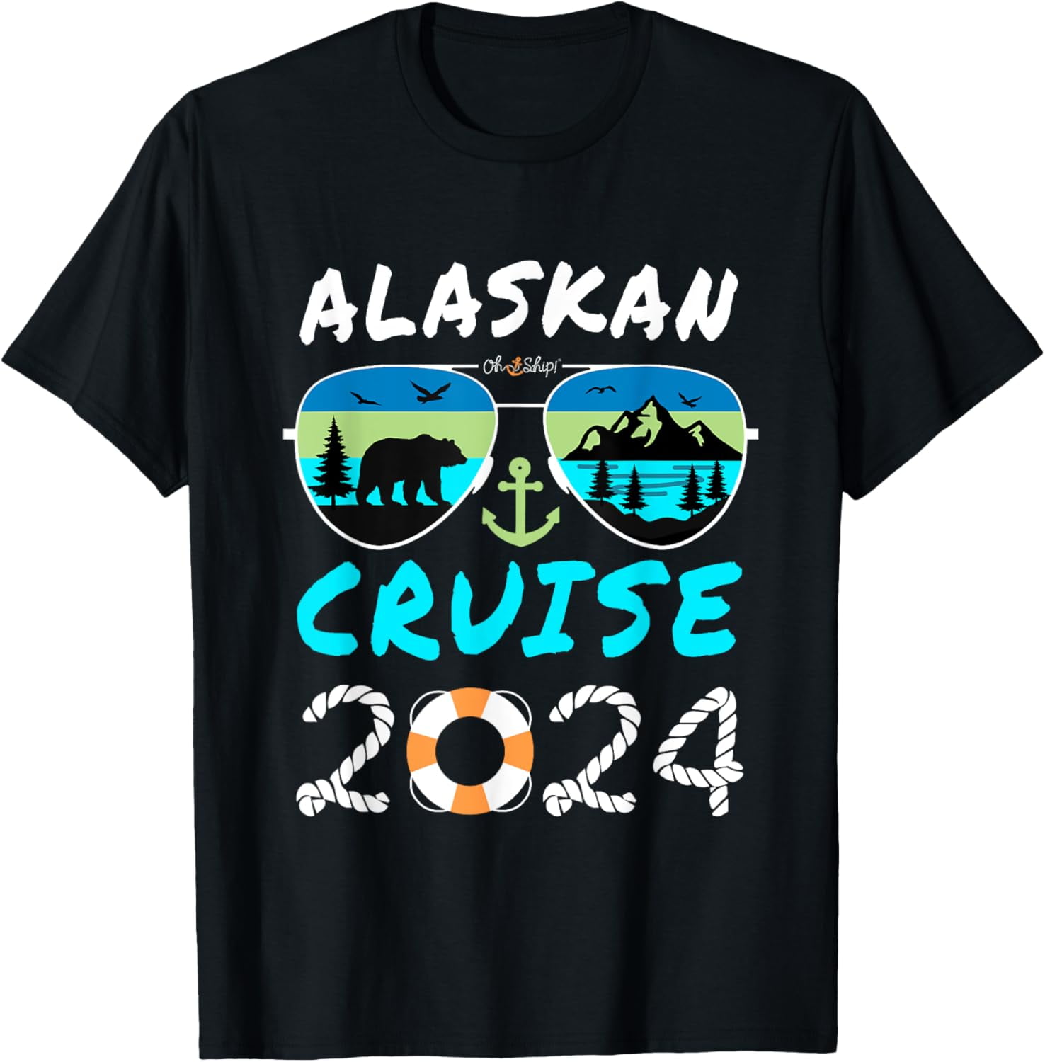 Oh Ship Alaskan Cruise 2024 Alaska 2024 Alaska Cruise TShirt