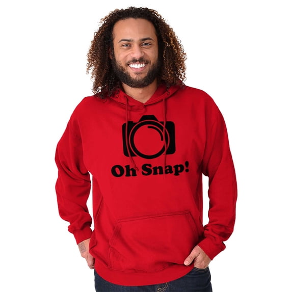 Oh Snap Camera Snapshot Cute Hobby Hoodie Sweatshirt Women Men Brisco Brands L