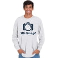 thumbnail image 1 of Oh Snap Camera Snapshot Cute Hobby Long Sleeve TShirt Men Women Brisco Brands 2X, 1 of 6