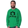 thumbnail image 1 of Oh Snap Camera Snapshot Cute Hobby Long Sleeve TShirt Men Women Brisco Brands 3X, 1 of 6
