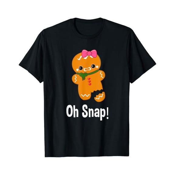 Oh Snap! Cookie Gingerbread Man Men & Women T-Shirt Tshirt All Size S-5XL