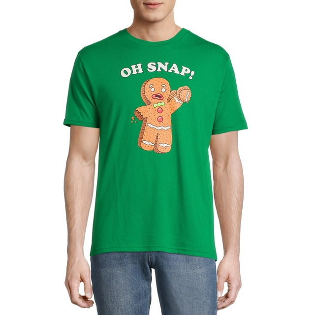 Oh Snap Cookie Men's Christmas T-Shirt