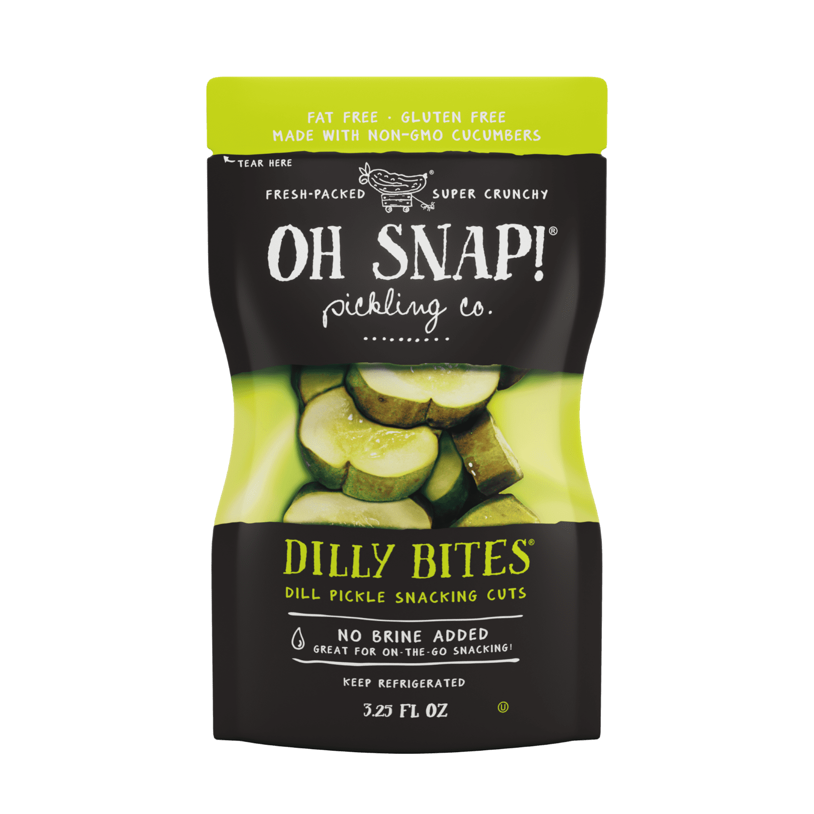 Oh Snap! Dilly Bites Dill Pickle Snacking Cuts, 3.5 oz