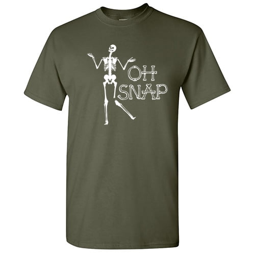 Oh Snap Funny Halloween Graphic Novelty Funny T Shirt