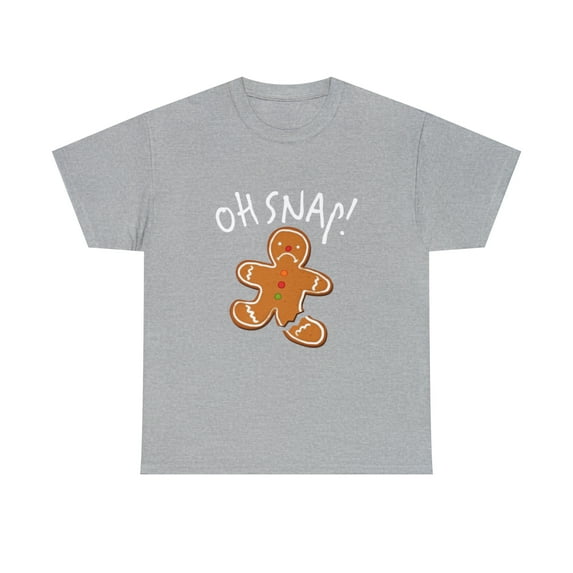 Oh Snap! Gingerbread Cookie Man Broken Leg Baking T-Shirt