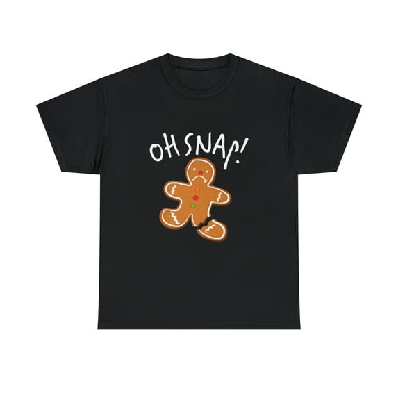 Oh Snap! Gingerbread Cookie Man Broken Leg Baking T-Shirt