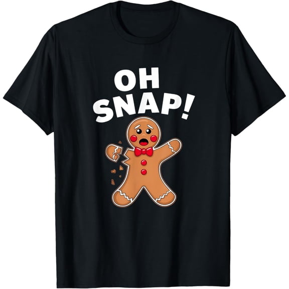 Oh Snap Gingerbread Man Men Women Costume T-Shirt Tshirt All Size S-5XL