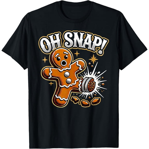 Oh Snap Gingerbread Man T-Shirt