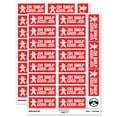 thumbnail image 1 of Oh Snap Good Job Gingerbread Christmas Teacher Student School Sticker Set - Red - Matte Finish - 2.00" Large, 1 of 7