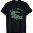 thumbnail image 1 of Oh Snap Green Alligator Distressed Gator Graphic T-Shirt, 1 of 3