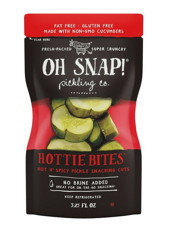 Oh Snap! Hottie Bites Hot N' Spicy Pickle Snacking Cuts, 3.5 oz