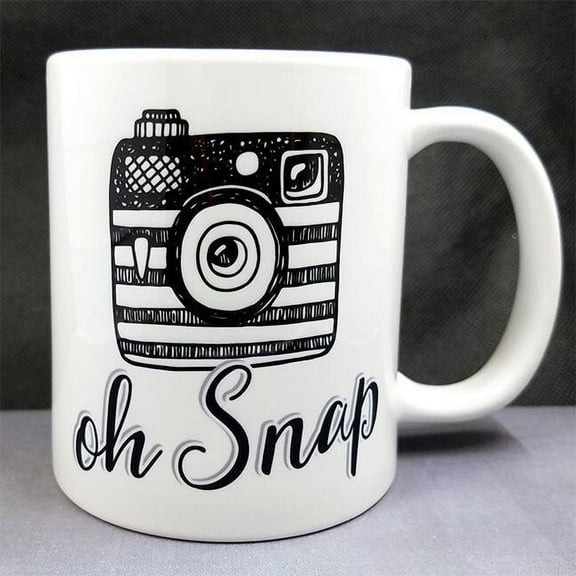 Oh Snap Mug Photographer Photography Gift Camera Mug 11oz Coffee Mug