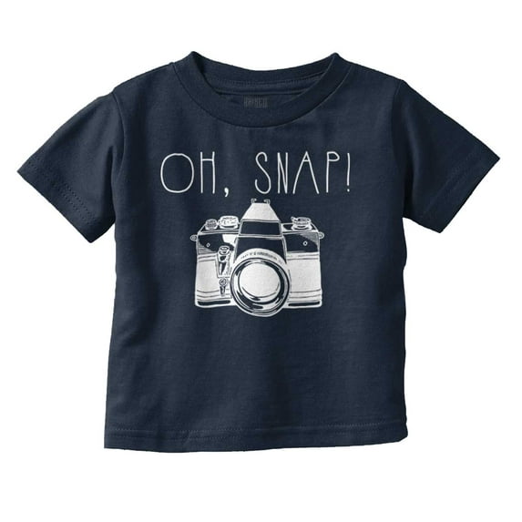 Oh Snap Photography Lover Toddler Boy Girl T Shirt Infant Toddler Brisco Brands 12M