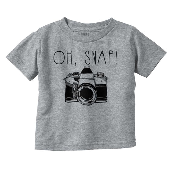 Oh Snap Photography Lover Toddler Boy Girl T Shirt Infant Toddler Brisco Brands 3T