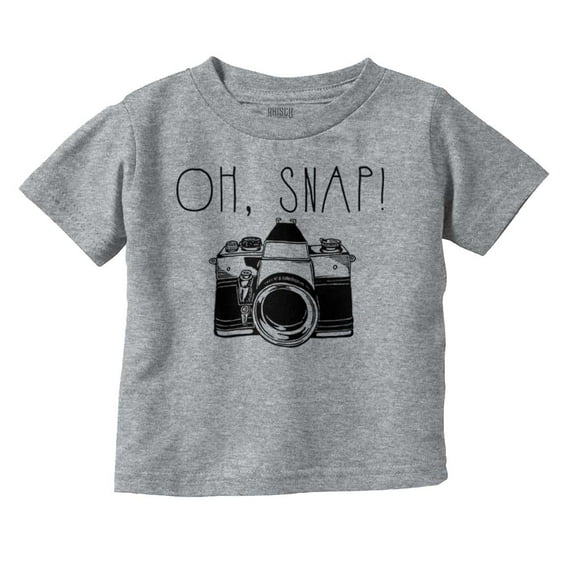 Oh Snap Photography Lover Toddler Boy Girl T Shirt Infant Toddler Brisco Brands 6M