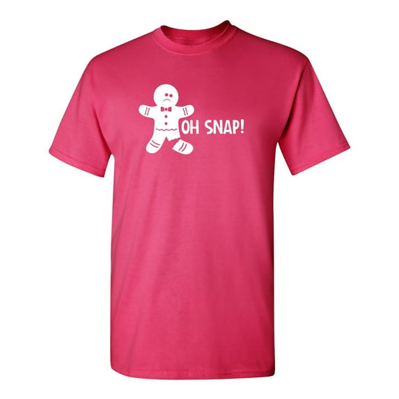 Oh Snap Sarcastic Nerdy Joke Tshirt Novelty Humor Gift For Pun Lovers Graphic Tee Birthday Christmas Party Funny T Shirt