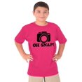thumbnail image 1 of Oh Snap Shot Photography Photographer Crewneck T Shirts Boy Girl Teen Brisco Brands L, 1 of 6