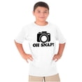 thumbnail image 1 of Oh Snap Shot Photography Photographer Crewneck T Shirts Boy Girl Teen Brisco Brands S, 1 of 6