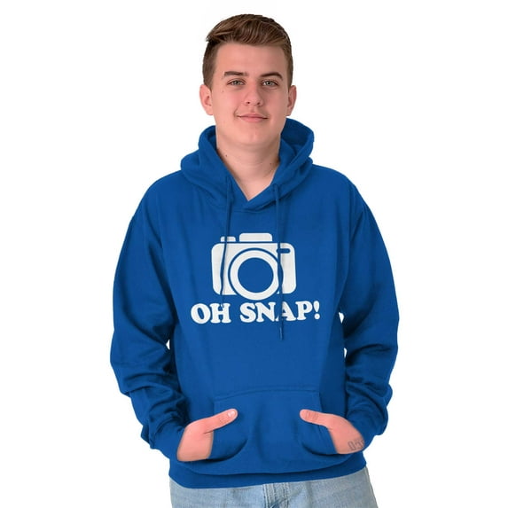 Oh Snap Shot Photography Photographer Hoodie Sweatshirt Women Men Brisco Brands L