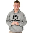 thumbnail image 1 of Oh Snap Shot Photography Photographer Hoodie Sweatshirt Women Men Brisco Brands X, 1 of 6