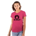 thumbnail image 1 of Oh Snap Shot Photography Photographer Womens Fitted Plus Size Graphic Tee Brisco Brands 3X, 1 of 5