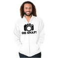 thumbnail image 1 of Oh Snap Shot Photography Photographer Zip Up Hoodie Men's Women's Brisco Brands M, 1 of 6