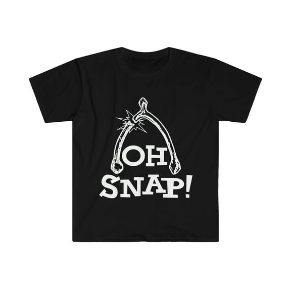 Oh Snap Wishbone Thanksgiving Unisex T-shirt S-3XL Turkey Holidays