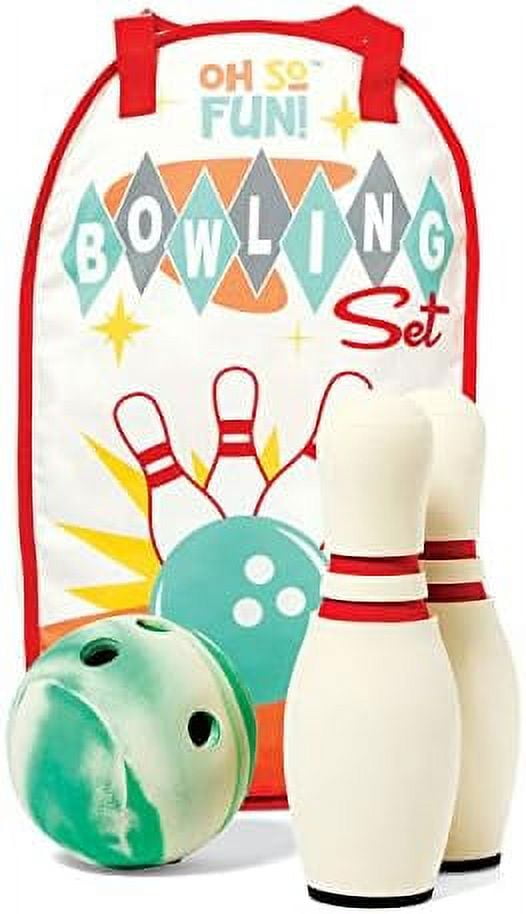 Oh So Fun! Deluxe Bowling Set Safe & Fun Foam Bowling Set For Kids