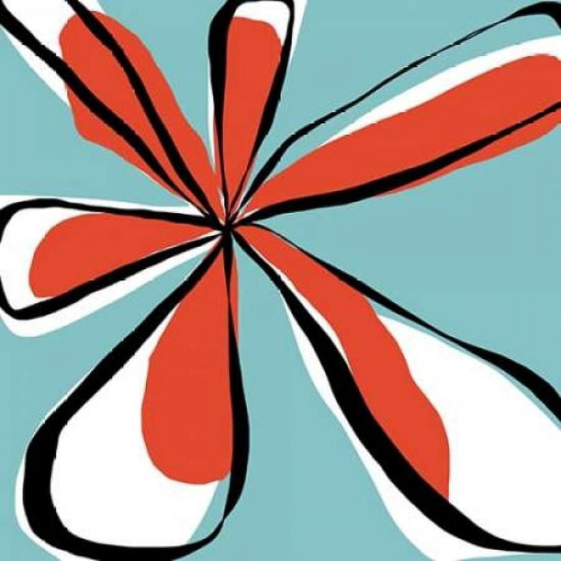 Oh So Pretty - Aqua Canvas Art - Jan Weiss (24 x 24)